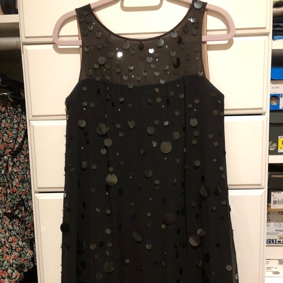 Nanette Lenore Babydoll with Sequins Mini Dress Size: 4 - Picture 1 of 7